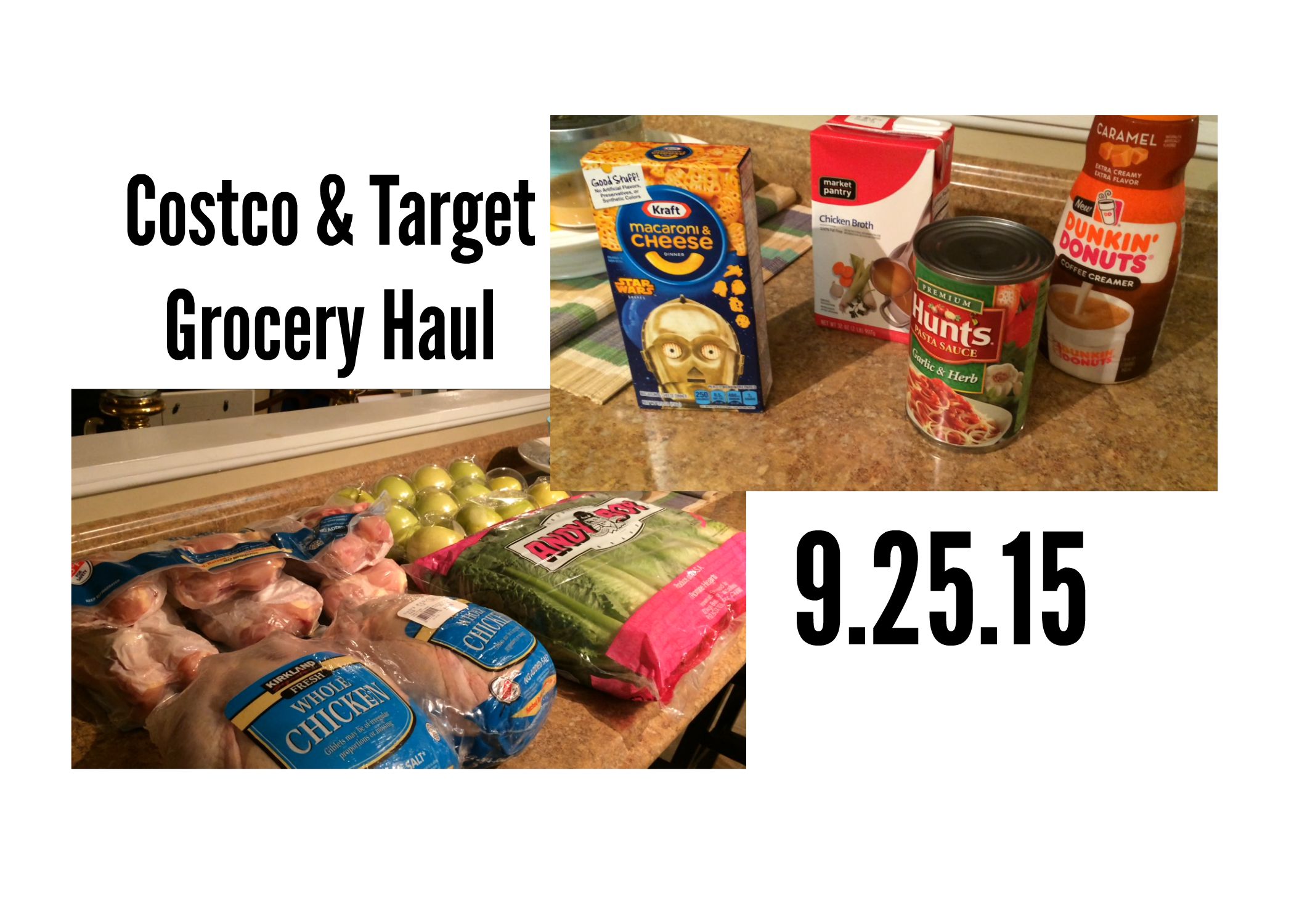 Costco  Target Grocery Haul 9.25.15 via ComeHomeForComfort