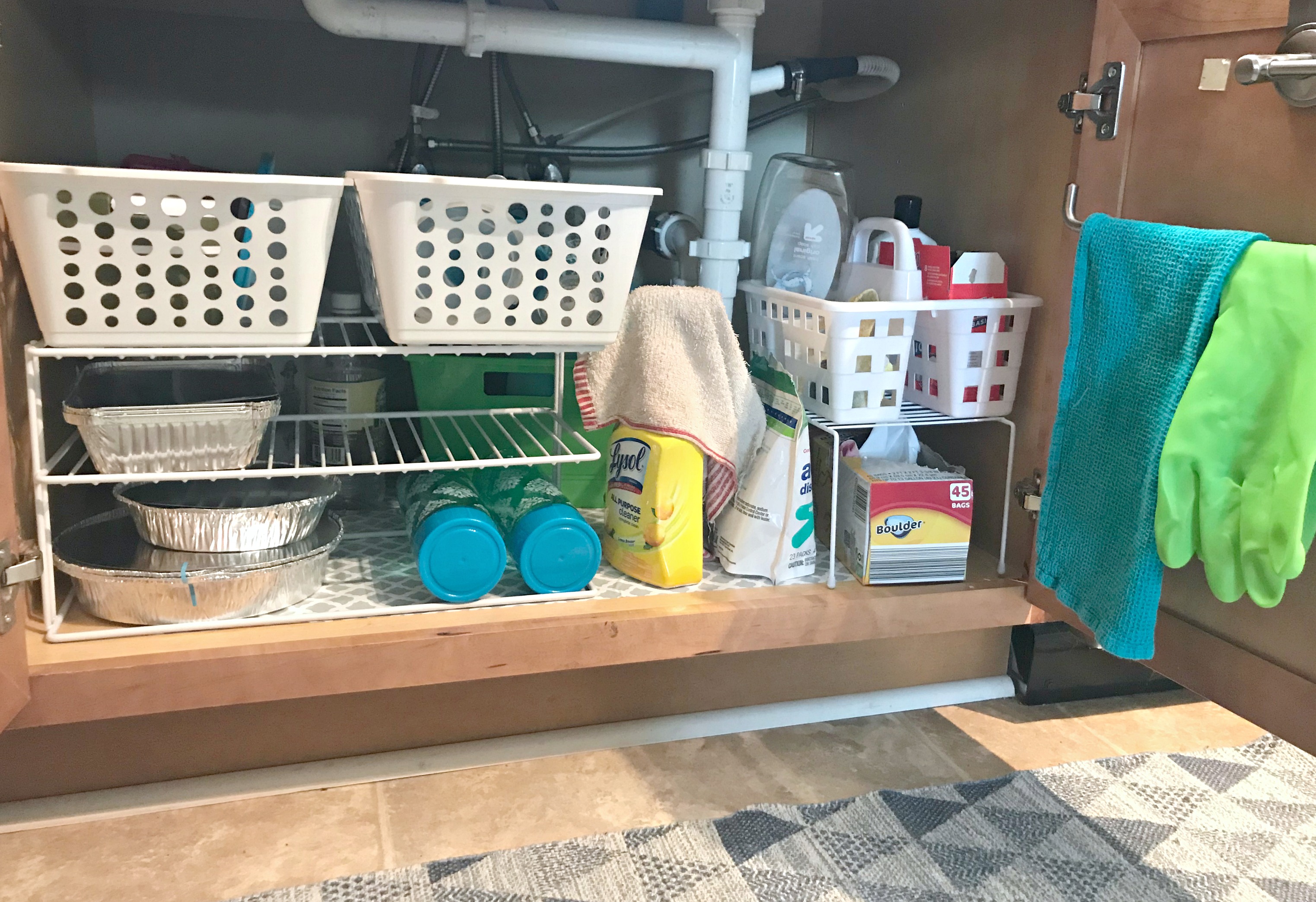 How To Maximize Storage Under The Kitchen Sink Come Home For Comfort